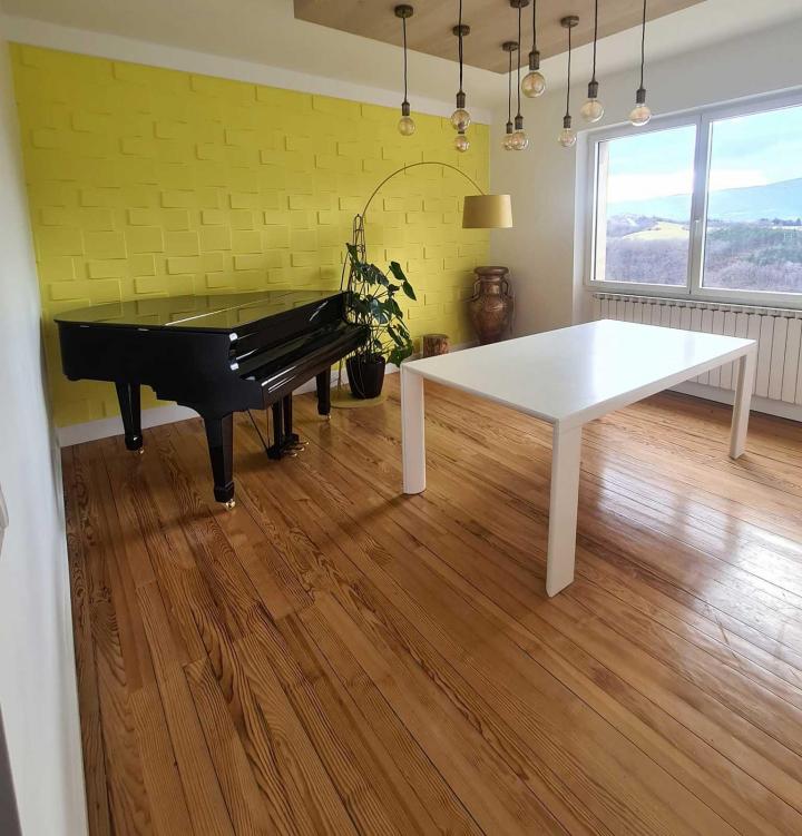 Revêtement de sol décoratif et résistant à l’épreuve du temps